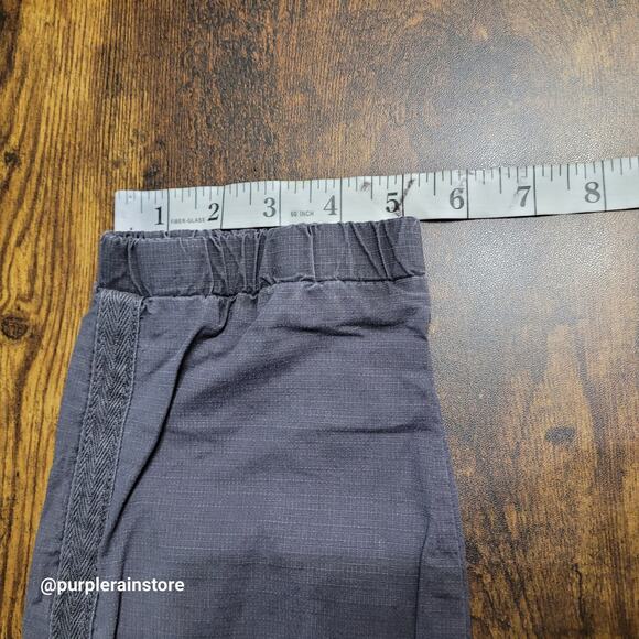 Prana Cargo Joggers 6 Low Rise Rip Stop Blue Gray Stretch Preppy Gorpcore - Picture 10 of 12